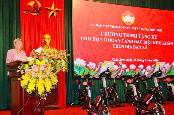 LAN TỎA NGHĨA TÌNH TỪ NHỮNG CHIẾC XE ĐẠP TẬP – DẤU ẤN NHÂN VĂN Ở PHÚC SƠN- Ảnh 4.