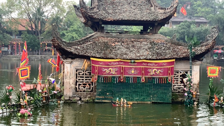 THĂNG HOA NGHỆ THUẬT MÚA RỐI NƯỚC TẠI THỦY ĐÌNH CHÙA THẦY – DẤU ẤN NGHỆ NHÂN ĐẤT QUỐC OAI- Ảnh 14.