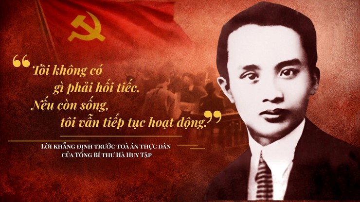 Kỷ niệm 120 năm ngày sinh đồng chí Hà Huy Tập (24/4/1906 - 24/4/2026)- Ảnh 1.