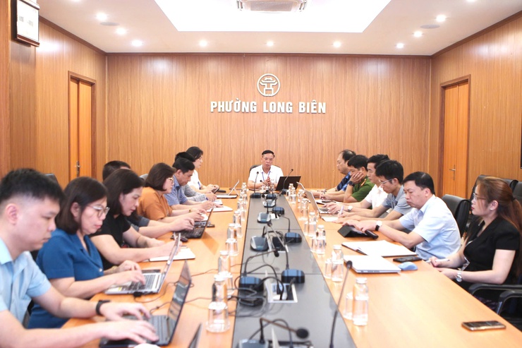 Hội đồng nhân dân phường Long Biên họp triển khai hoạt động giám sát lĩnh vực giáo dục- Ảnh 1.