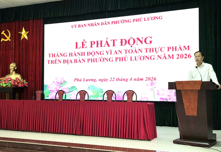 Phường Phú Lương tổ chức Lễ phát động “Tháng hành động vì An toàn thực phẩm” năm 2026- Ảnh 2.