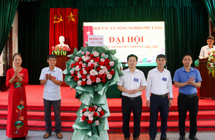 Đại hội Hợp tác xã nông nghiệp Phú Lãng nhiệm kỳ 2026–2031:Mở ra chặng đường phát triển mới- Ảnh 1.