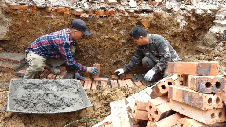 nhân dân xóm 4, thôn Yên Bồ, xã Vật Lại tích cực hiến đất, chung sức xây dựng đường giao thông nông thôn- Ảnh 5.