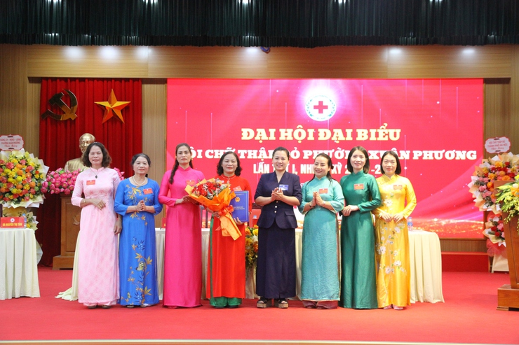 Đại hội Hội Chữ thập đỏ phường Xuân Phương lần thứ I, nhiệm kỳ 2026-2031: Lan tỏa giá trị nhân ái, thực hiện chính sách an sinh xã hội bền vững- Ảnh 11.