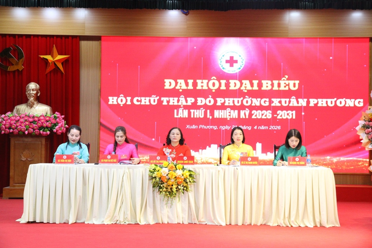 Đại hội Hội Chữ thập đỏ phường Xuân Phương lần thứ I, nhiệm kỳ 2026-2031: Lan tỏa giá trị nhân ái, thực hiện chính sách an sinh xã hội bền vững- Ảnh 8.
