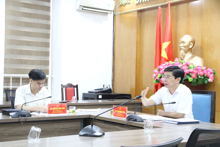 Đồng chí Bí thư Đảng ủy làm việc với UBND phường về tiến độ Giải phóng mặt bằng các dự án trên địa bàn phường Xuân Phương- Ảnh 5.