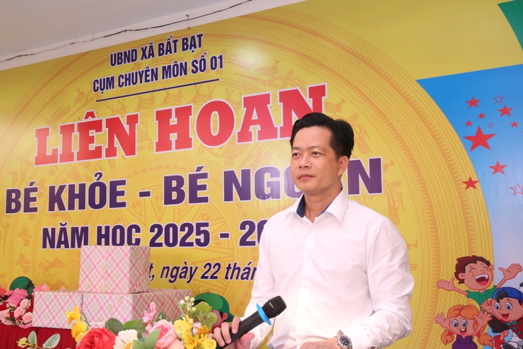 Liên hoan "Bé khỏe – Bé ngoan" cấp học mầm non xã Bất Bạt, năm học 2025–2026: Lan tỏa niềm vui, ươm mầm phát triển toàn diện- Ảnh 1.