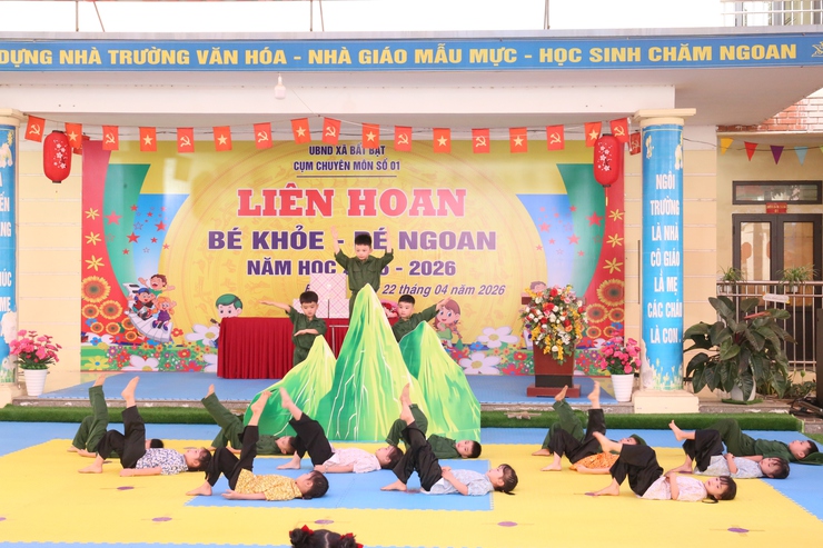 Liên hoan "Bé khỏe – Bé ngoan" cấp học mầm non xã Bất Bạt, năm học 2025–2026: Lan tỏa niềm vui, ươm mầm phát triển toàn diện- Ảnh 5.