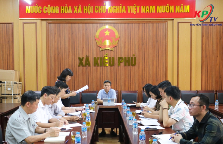 Đồng chí Chủ tịch UBND xã Kiều Phú chủ trì hội nghị triển khai công tác tổ chức Lễ đón nhận di sản văn hóa phi vật thể và khai hội Chùa Đồng Bụt năm 2026- Ảnh 1.