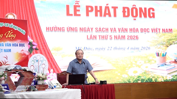 Xã Mỹ Đức Lan tỏa phong trào đọc sách- Ảnh 2.