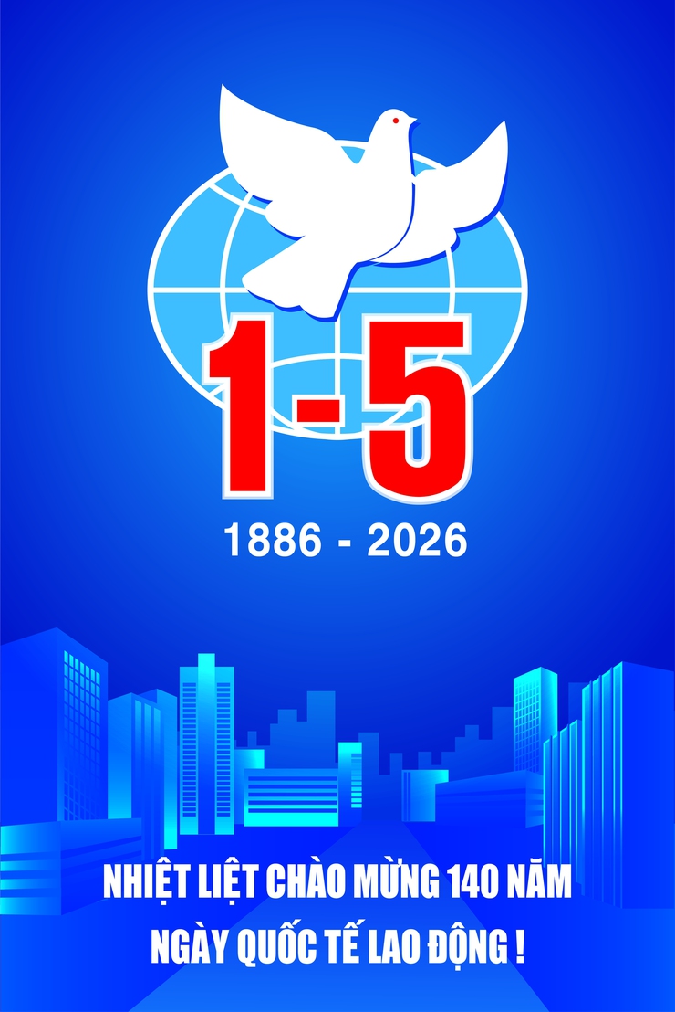 Panô, tranh cổ động kỷ niệm 51 năm Giải phóng miền Nam, thống nhất Đất nước; 140 năm Ngày Quốc tế Lao
động- Ảnh 11.