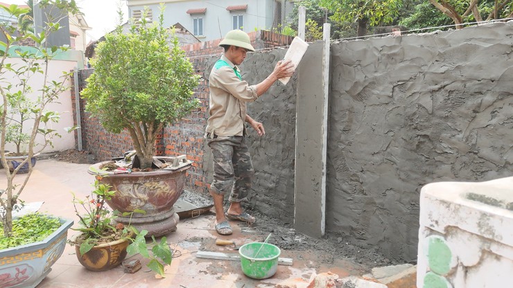 nhân dân xóm 4, thôn Yên Bồ, xã Vật Lại tích cực hiến đất, chung sức xây dựng đường giao thông nông thôn- Ảnh 7.