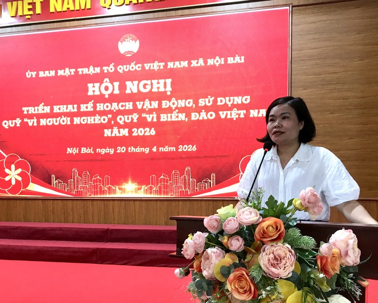 UB MTTQ VIỆT NAM XÃ NỘI BÀI PHÁT ĐỘNG ỦNG HỘ QUỸ “VÌ BIỂN ĐẢO VIỆT NAM” NĂM 2026- Ảnh 1.