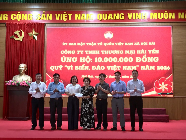 UB MTTQ VIỆT NAM XÃ NỘI BÀI PHÁT ĐỘNG ỦNG HỘ QUỸ “VÌ BIỂN ĐẢO VIỆT NAM” NĂM 2026- Ảnh 3.