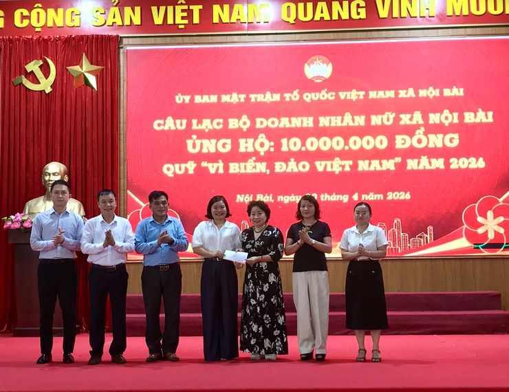 UB MTTQ VIỆT NAM XÃ NỘI BÀI PHÁT ĐỘNG ỦNG HỘ QUỸ “VÌ BIỂN ĐẢO VIỆT NAM” NĂM 2026- Ảnh 4.