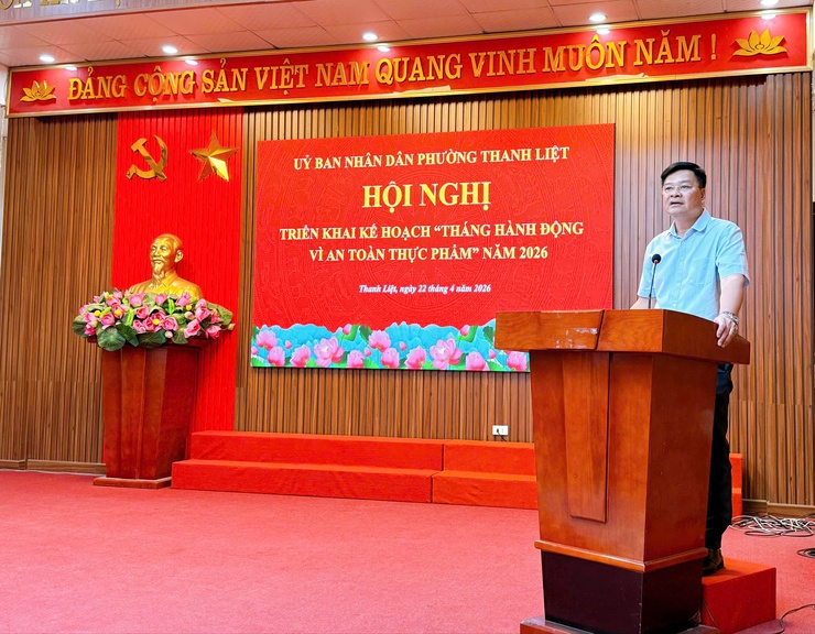 Thanh Liệt quyết liệt đảm bảo an toàn thực phẩm trong tháng hành động năm 2026- Ảnh 4.