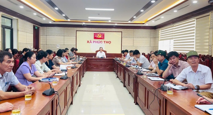 Phúc Thọ tiếp sóng Hội nghị phổ biến, quán triệt các văn kiện, nghị quyết về công tác kiểm tra, giám sát, kỷ luật của Đảng- Ảnh 1.