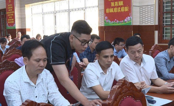 Xã Phúc Thọ tập huấn nền tảng làm việc số Hanoiwork- Ảnh 3.