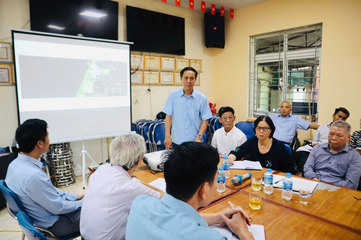 Phường Từ Liêm tổ chức buổi làm việc sau kiểm tra thực tế tiến độ triển khai dự án Đầu tư xây dựng Công trình khẩn cấp Hồ điều hòa Phú Đô- Ảnh 3.