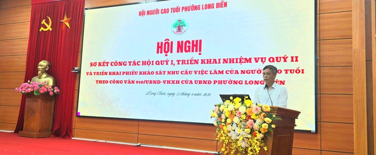 Hội người cao tuổi phường long biên sơ kết công tác quý I, triển khai nhiệm vụ quý II năm 2026- Ảnh 2.