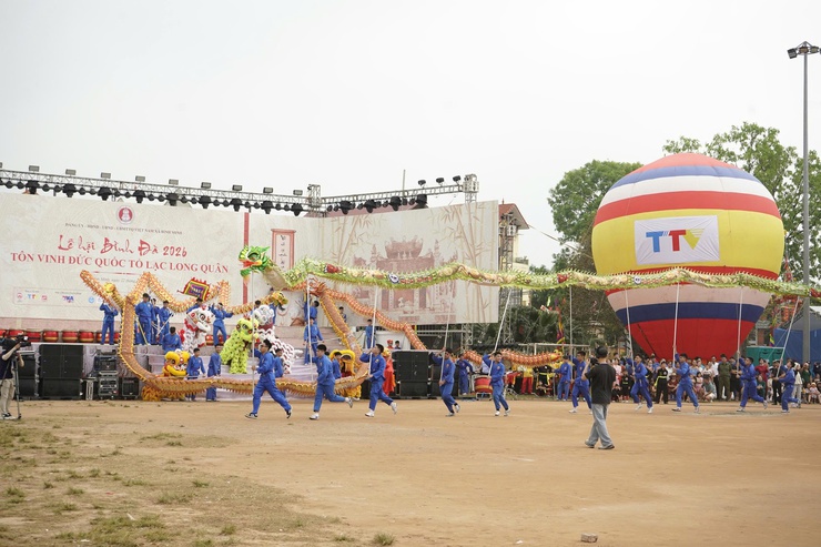 Bình Minh: Tái hiện nét đặc sắc trong lễ hội tưởng nhớ Đức Quốc Tổ Lạc Long Quân- Ảnh 4.