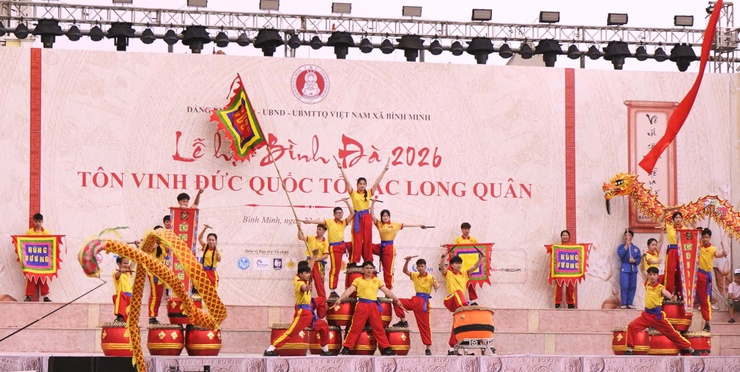 Bình Minh: Tái hiện nét đặc sắc trong lễ hội tưởng nhớ Đức Quốc Tổ Lạc Long Quân- Ảnh 5.