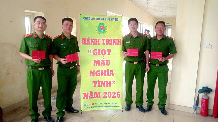 Lan tỏa nghĩa tình từ những giọt máu hồng của Công an xã Liên Minh- Ảnh 2.