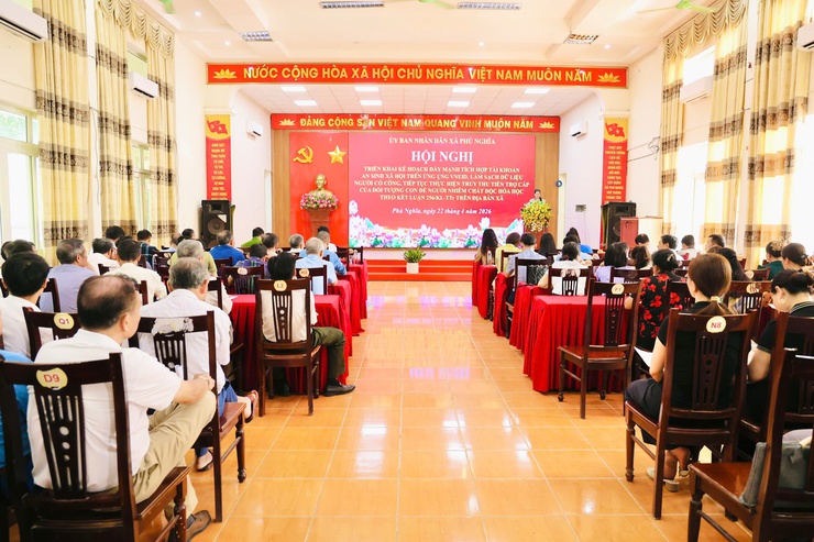 Hội nghị triển khai kế hoạch đẩy mạnh tích hợp tài khoản hưởng an sinh xã hội trên ứng dụng VneID; Làm sạch dữ liệu Người có công; tiếp tục thực hiện truy thu tiền trợ cấp của đối tượng con đẻ người nhiễm CĐHH theo Kết luận số 256- Ảnh 2.