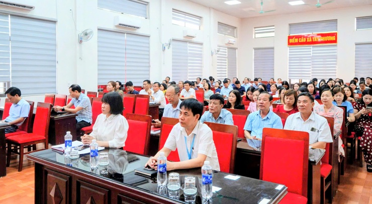 ĐẢNG ỦY XÃ TÂY PHƯƠNG THAM DỰ HỘI NGHỊ TOÀN QUỐC VỀ CÔNG TÁC KIỂM TRA, GIÁM SÁT- Ảnh 1.