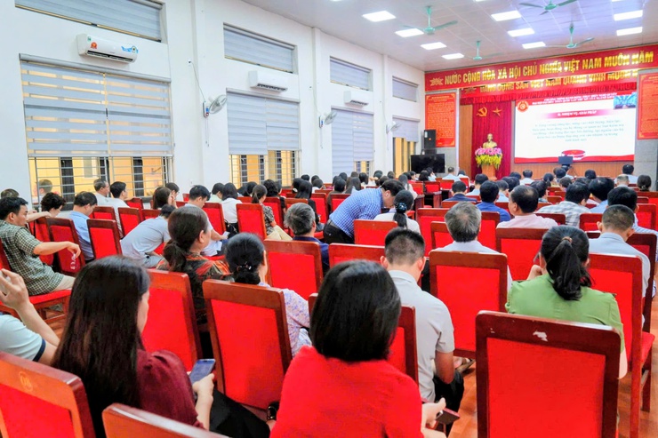 ĐẢNG ỦY XÃ TÂY PHƯƠNG THAM DỰ HỘI NGHỊ TOÀN QUỐC VỀ CÔNG TÁC KIỂM TRA, GIÁM SÁT- Ảnh 5.