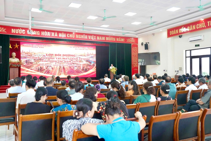 UBMTTQ xã Thiên Lộc phối hợp với Trung tâm Chính trị xã Đông Anh tổ chức lớp bồi dưỡng nghiệp vụ công tác MTTQ năm 2026- Ảnh 7.