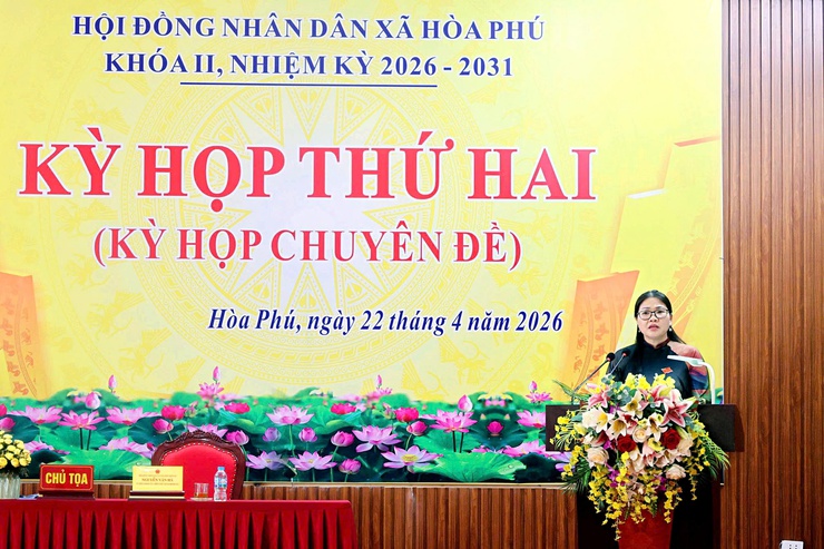 HĐND xã Hòa Phú: Tổ chức Kỳ họp chuyên đề - Kỳ họp thứ II, nhiệm kỳ 2026 -2031- Ảnh 2.