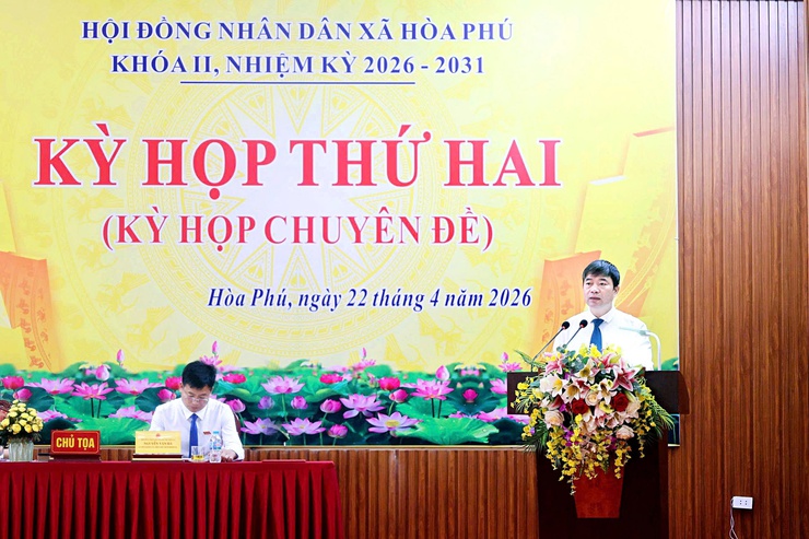 HĐND xã Hòa Phú: Tổ chức Kỳ họp chuyên đề - Kỳ họp thứ II, nhiệm kỳ 2026 -2031- Ảnh 5.