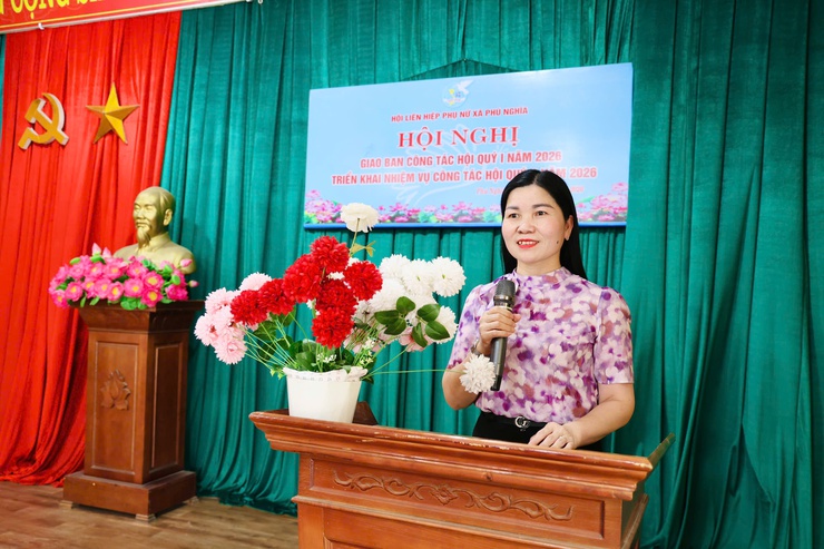 Hội LHPN xã Phú Nghĩa giao ban công tác Hội quý I, triển khai nhiệm vụ công tác Hội quý II năm 2026- Ảnh 14.