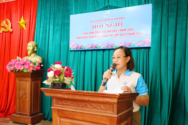Hội LHPN xã Phú Nghĩa giao ban công tác Hội quý I, triển khai nhiệm vụ công tác Hội quý II năm 2026- Ảnh 11.
