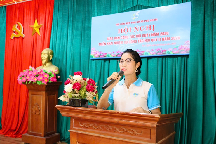 Hội LHPN xã Phú Nghĩa giao ban công tác Hội quý I, triển khai nhiệm vụ công tác Hội quý II năm 2026- Ảnh 13.