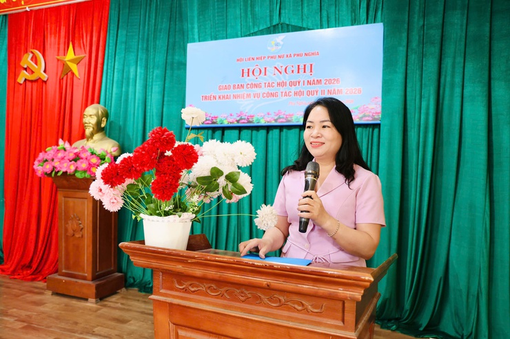 Hội LHPN xã Phú Nghĩa giao ban công tác Hội quý I, triển khai nhiệm vụ công tác Hội quý II năm 2026- Ảnh 10.