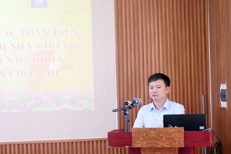 Lễ ký kết công tác khám, chữa bệnh và hỗ trợ chuyên môn giữa Bệnh viện Đa khoa Chương Mỹ và Trạm Y tế xã Hòa Phú.- Ảnh 5.