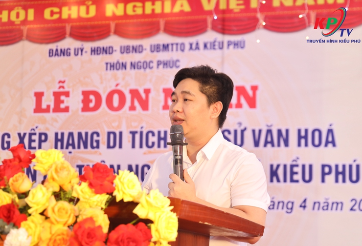 Thôn Ngọc Phúc xã Kiều Phú tổ chức Lễ đón Bằng công nhận Di tích lịch sử văn hoá cấp Thành phố miếu Vườn Nở- Ảnh 5.