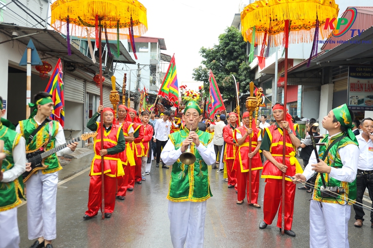 Thôn Ngọc Phúc xã Kiều Phú tổ chức Lễ đón Bằng công nhận Di tích lịch sử văn hoá cấp Thành phố miếu Vườn Nở- Ảnh 9.