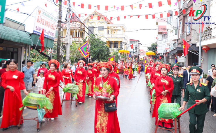 Thôn Ngọc Phúc xã Kiều Phú tổ chức Lễ đón Bằng công nhận Di tích lịch sử văn hoá cấp Thành phố miếu Vườn Nở- Ảnh 8.