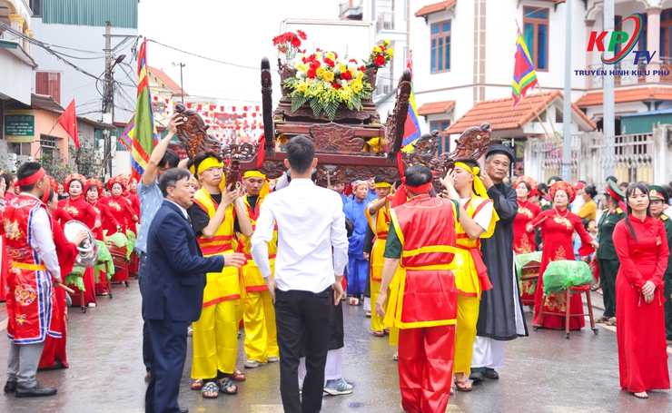 Thôn Ngọc Phúc xã Kiều Phú tổ chức Lễ đón Bằng công nhận Di tích lịch sử văn hoá cấp Thành phố miếu Vườn Nở- Ảnh 10.