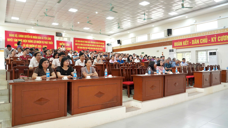 Yên Lãng tổ chức hội nghị tập huấn kỹ năng xử lý vi phạm hành chính, công tác bồi thường của Nhà nước, truyền thông dự thảo Luật Thủ đô- Ảnh 1.