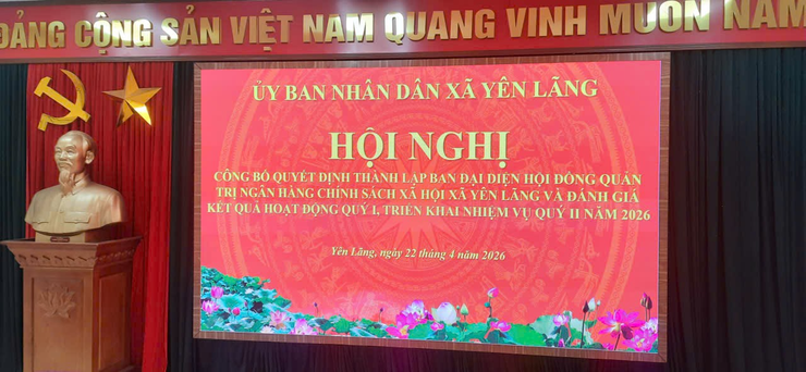 Yên Lãng tổ chức hội nghị công bố quyết định thành lập - Ảnh 1.