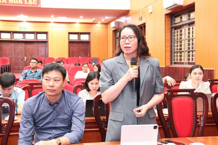 Hòa Lạc tập huấn sử dụng nền tảng “HanoiWork”, thúc đẩy hình thành môi trường làm việc số thống nhất- Ảnh 8.