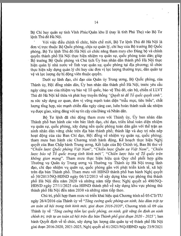 ĐỀ CƯƠNG TUYÊN TRUYỀN 80 NĂM XÂY DỰNG, CHIẾN ĐẤU VÀ TRƯỞNG THÀNH CỦA LỰC LƯỢNG VŨ TRANG THỦ ĐÔ HÀ NỘI (19/10/1946 - 19/10/2026).- Ảnh 13.