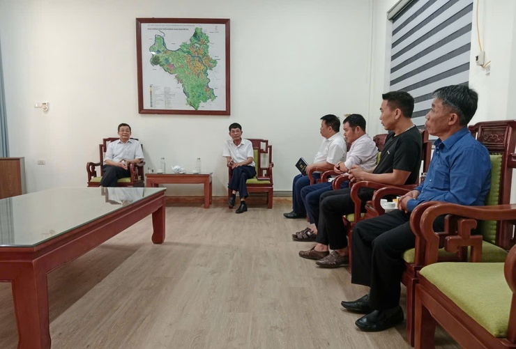 UBMTTQ xã Hòa Lạc: Làm việc với họ giáo Thạch Hòa, tạo đồng thuận trong GPMB Dự án Khu Công nghệ cao- Ảnh 2.