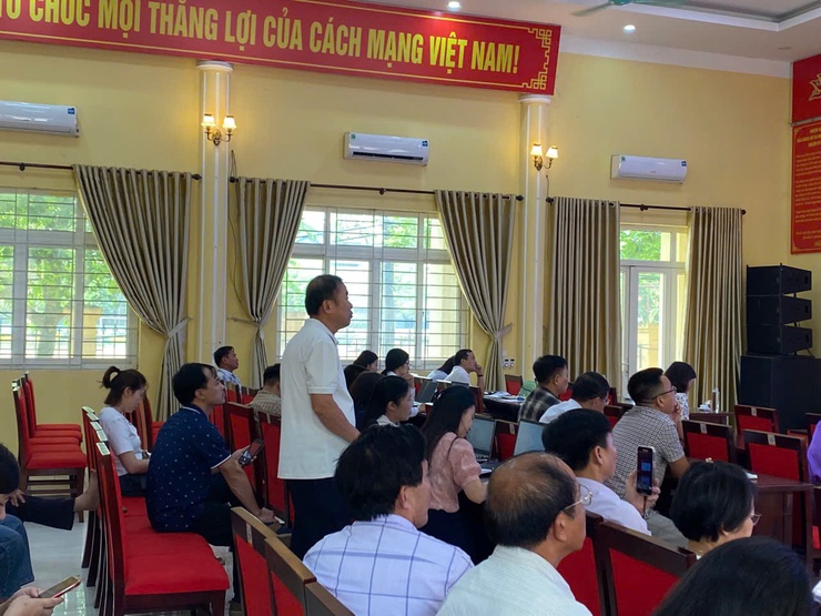 Đảng ủy Hòa Lạc - tập huấn vận hành hệ thống thông tin, đẩy mạnh chuyển đổi số trong cơ quan Đảng- Ảnh 3.