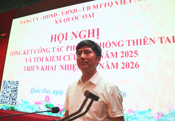 QUỐC OAI TỔNG KẾT CÔNG TÁC PHÒNG, CHỐNG THIÊN TAI NĂM 2025 – CHỦ ĐỘNG ỨNG PHÓ, SẴN SÀNG CHO NĂM 2026- Ảnh 3.