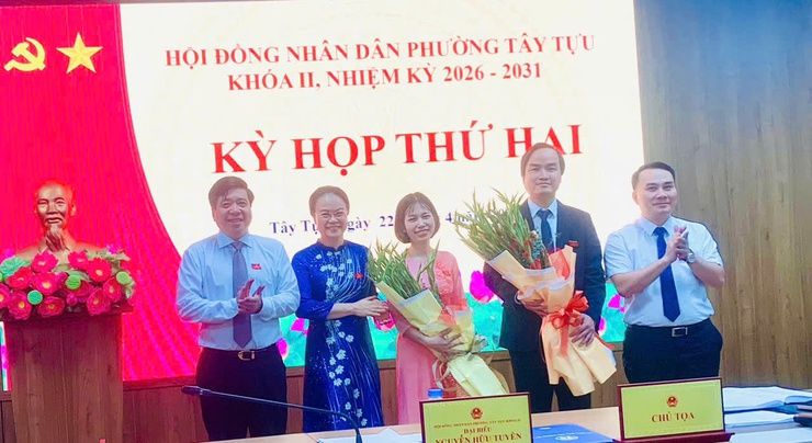 Kỳ họp thứ Hai HĐND phường Tây Tựu nhiệm kỳ 2026 -2031- Ảnh 2.